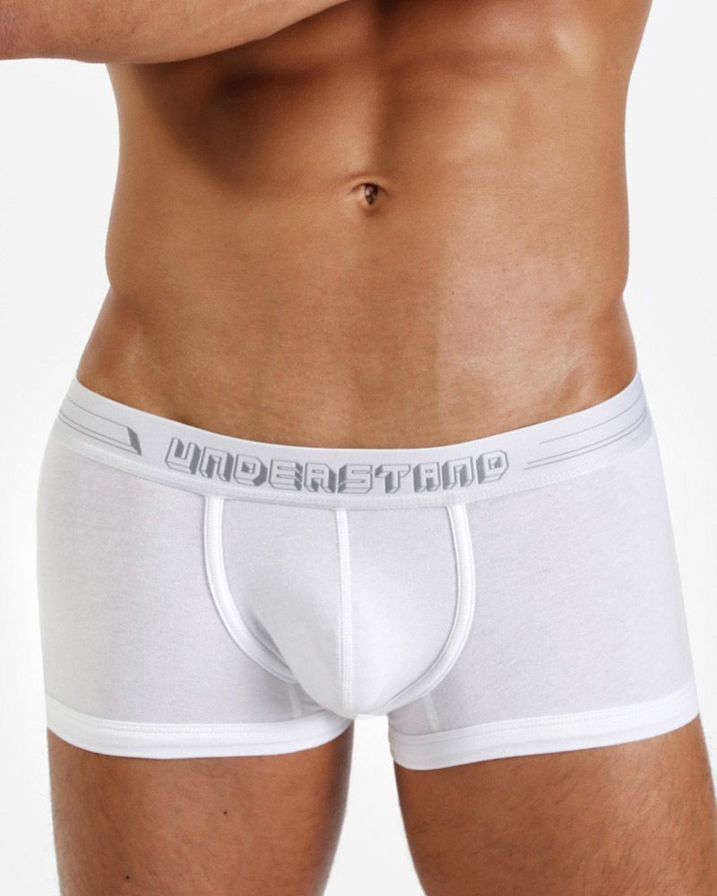 UNDERSTAND アンダースタンド ［アンダー・スタンダード］ ローライズボクサーパンツ （白：White） メンズ 男性下着 パンツ 無地 ベーシック