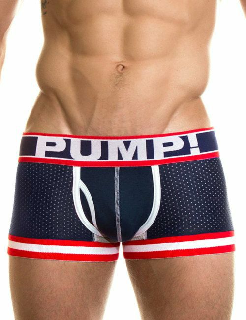 PUMP パンプ ローライズボクサーパンツ BIG LEAGUE MICRO MESH TOUCH DOWN TRUNK PUMP! Underwear メンズ 男性下着