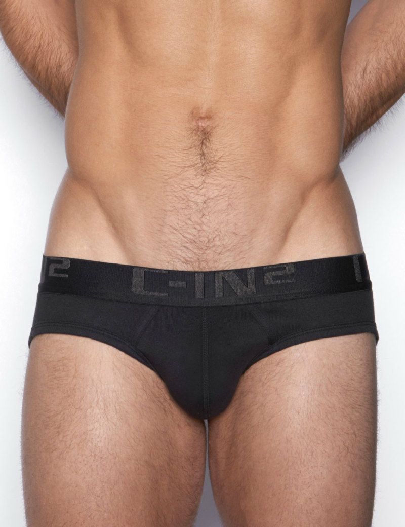 C-IN2 ローライズブリーフ ビキニ CORE LOW NO SHOW PROFILE BRIEF （ブラック） CIN2 シーインツー メンズ下着 インナー 男性 パンツ アンダーウェア ブランド