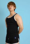 ヒーローカラーズ タンクトップ イージーモンキーオリジナル 日本製 Made in JAPAN コットンストレッチ ポップカラー メンズ 男性下着 メンズ下着