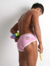 PUMP パンプ ローライズブリーフ ビキニ PINK SPACE CANDY BRIEF PUMP! Underwear メンズ 男性下着