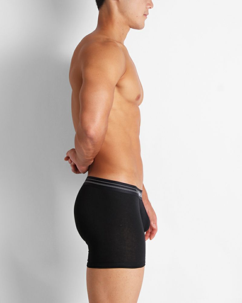 UNDERSTAND アンダースタンド ［アンダー・スタンダード］ モモフィッター ボクサーブリーフ （ブラック：Black） モダール生地 メンズ 男性下着 パンツ 無地 ベーシック