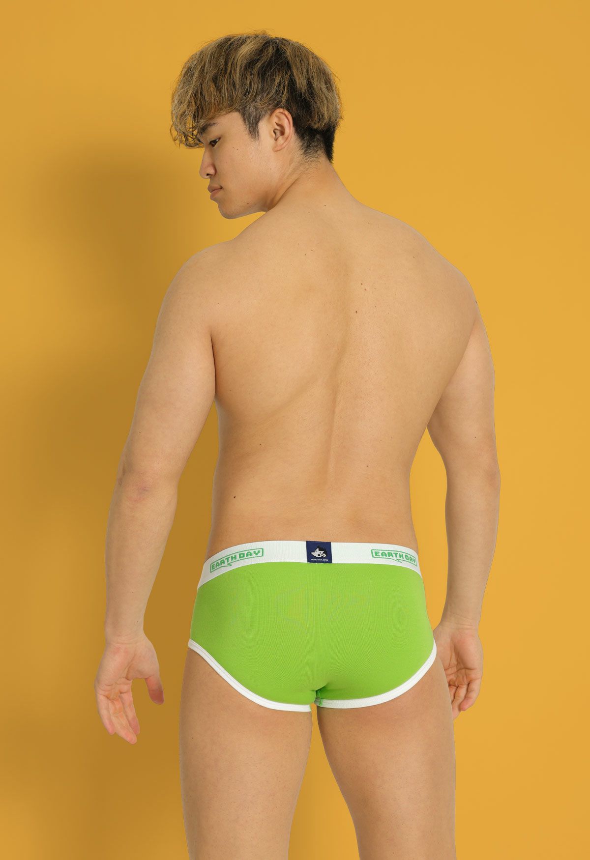 ヒーローカラーズ【EARTH-DAY EVERY-DAY】前開きクラシックブリーフ サスティナブルモデル イージーモンキーオリジナル 日本製 Made in JAPAN コットンストレッチ メンズ 男性下着