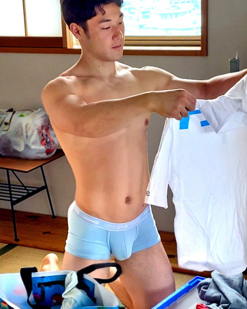 UNDERSTAND アンダースタンド STAMPED ローライズボクサーパンツ （ネモフィラスカイ：Nemophila sky） メンズ 男性下着