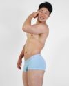 UNDERSTAND アンダースタンド STAMPED ローライズボクサーパンツ （ネモフィラスカイ：Nemophila sky） メンズ 男性下着