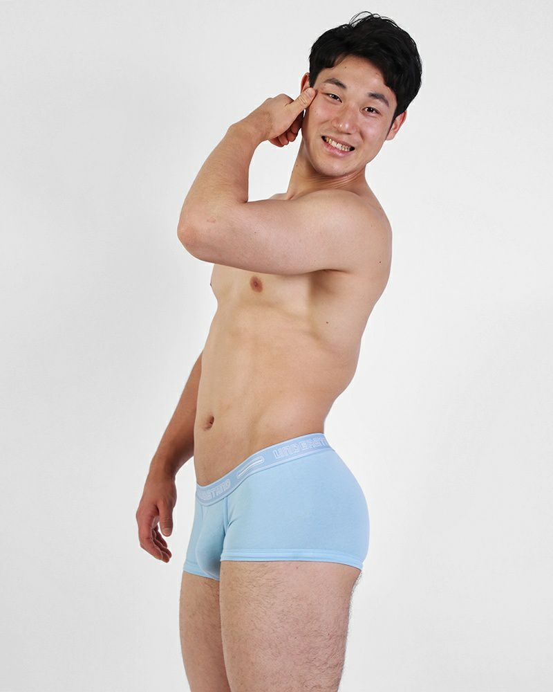 UNDERSTAND アンダースタンド STAMPED ローライズボクサーパンツ （ネモフィラスカイ：Nemophila sky） メンズ 男性下着