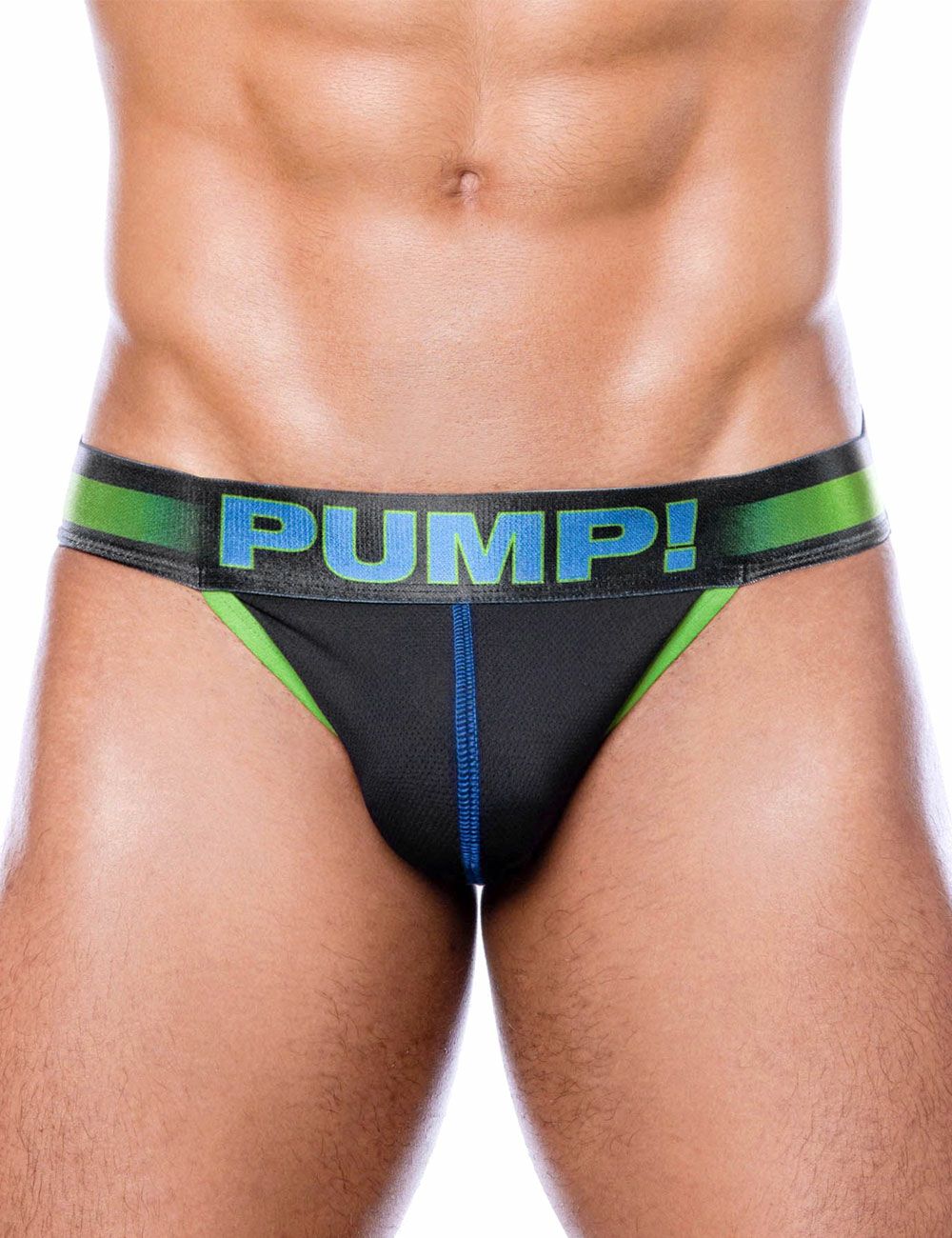 PUMP パンプ スポーツブリーフ PLAY SIDECUT BRIEF （Green） PUMP! Underwear メンズ 男性下着