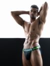 PUMP パンプ スポーツブリーフ PLAY SIDECUT BRIEF （Green） PUMP! Underwear メンズ 男性下着