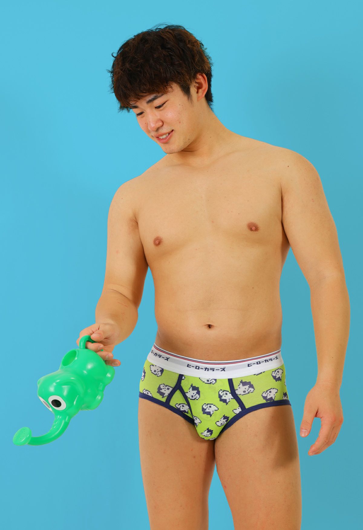 ヒーローカラーズ 【ハチビットモンキーズ】 前開きクラシックブリーフ イージーモンキーオリジナル 日本製 Made in JAPAN コットンストレッチ ポップカラー メンズ 男性下着