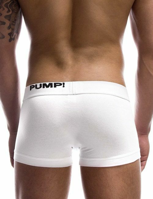 PUMP パンプ ローライズボクサーパンツ WHITE CLASSIC NO-SHOW TRUNK PUMP! Underwear メンズ 男性下着
