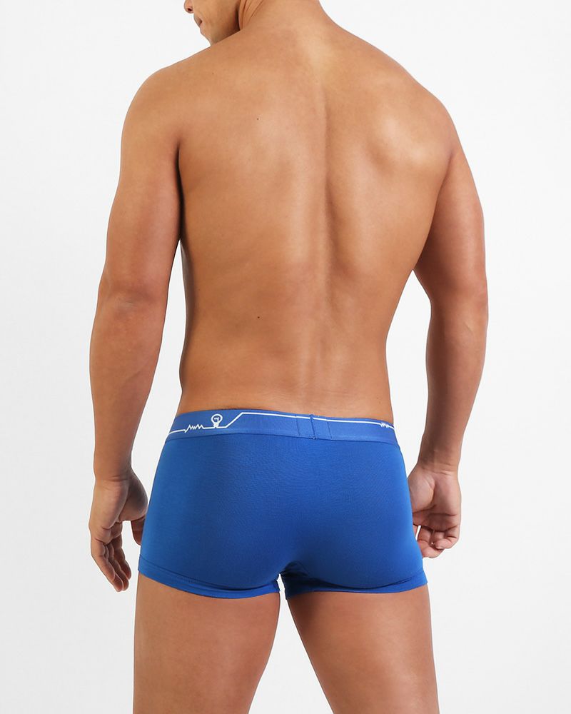 UNDERSTAND アンダースタンド STAND-BY-SIDE ローライズボクサーパンツ （コバルトブルー：Cobalt Blue） モダール生地 メンズ 男性下着