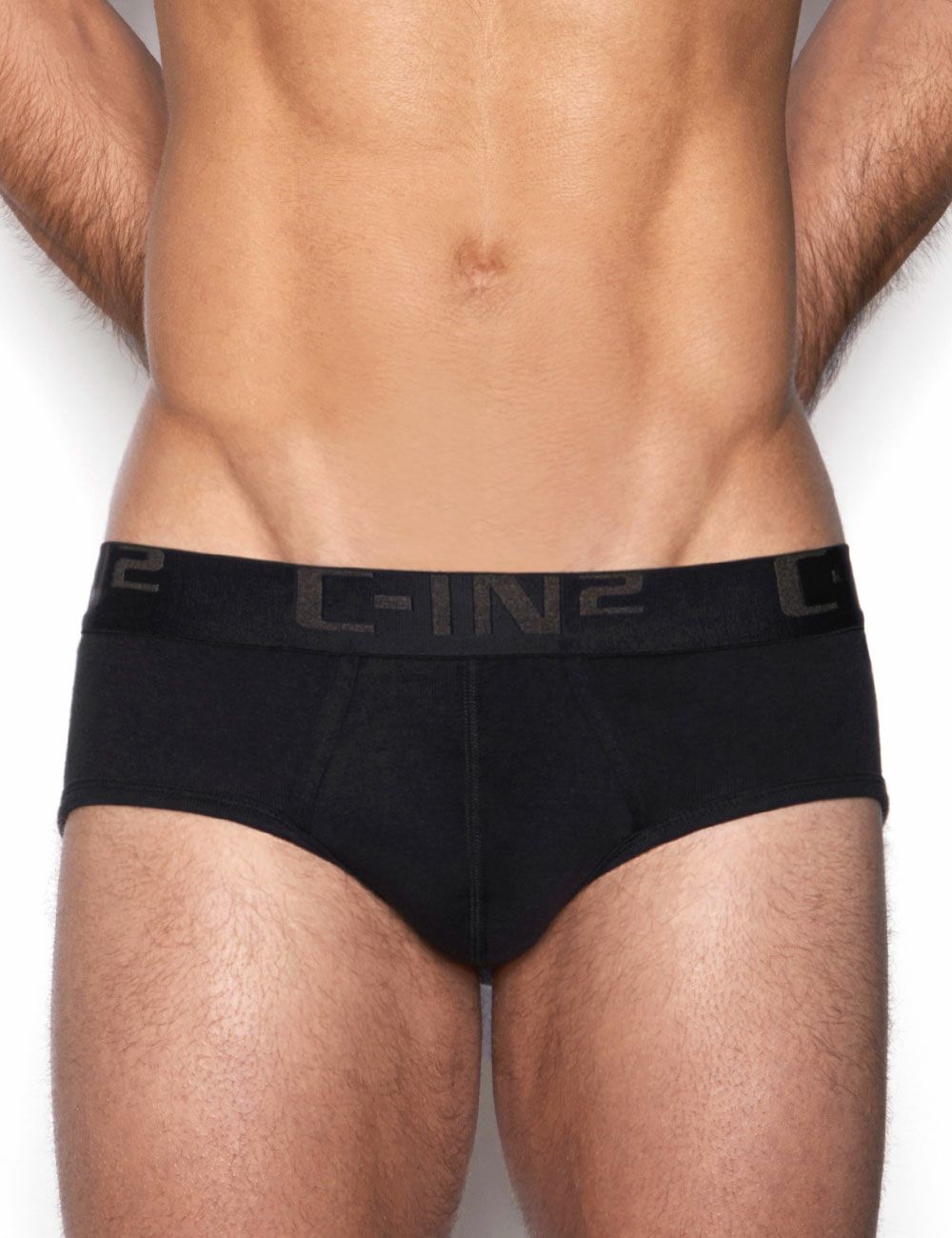 C-IN2 スタンダードブリーフ 深丈ブリーフ CORE MID RISE BRIEF （ブラック） CIN2 シーインツー メンズ下着 インナー 男性 パンツ アンダーウェア ブランド