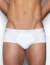 C-IN2 スタンダードブリーフ 深丈ブリーフ CORE MID RISE BRIEF （ホワイト） CIN2 シーインツー メンズ下着 インナー 男性 パンツ アンダーウェア ブランド