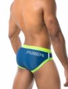 PUMP パンプ メンズ水着 ビキニ WATER BRIEF （ブルー/グリーン） ビキニパンツ ブーメラン 競パン 男性水着 スイムウェア