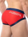 PUMP パンプ メンズ水着 ビキニ WATER BRIEF （レッド/ネイビー） ビキニパンツ ブーメラン 競パン 男性水着 スイムウェア