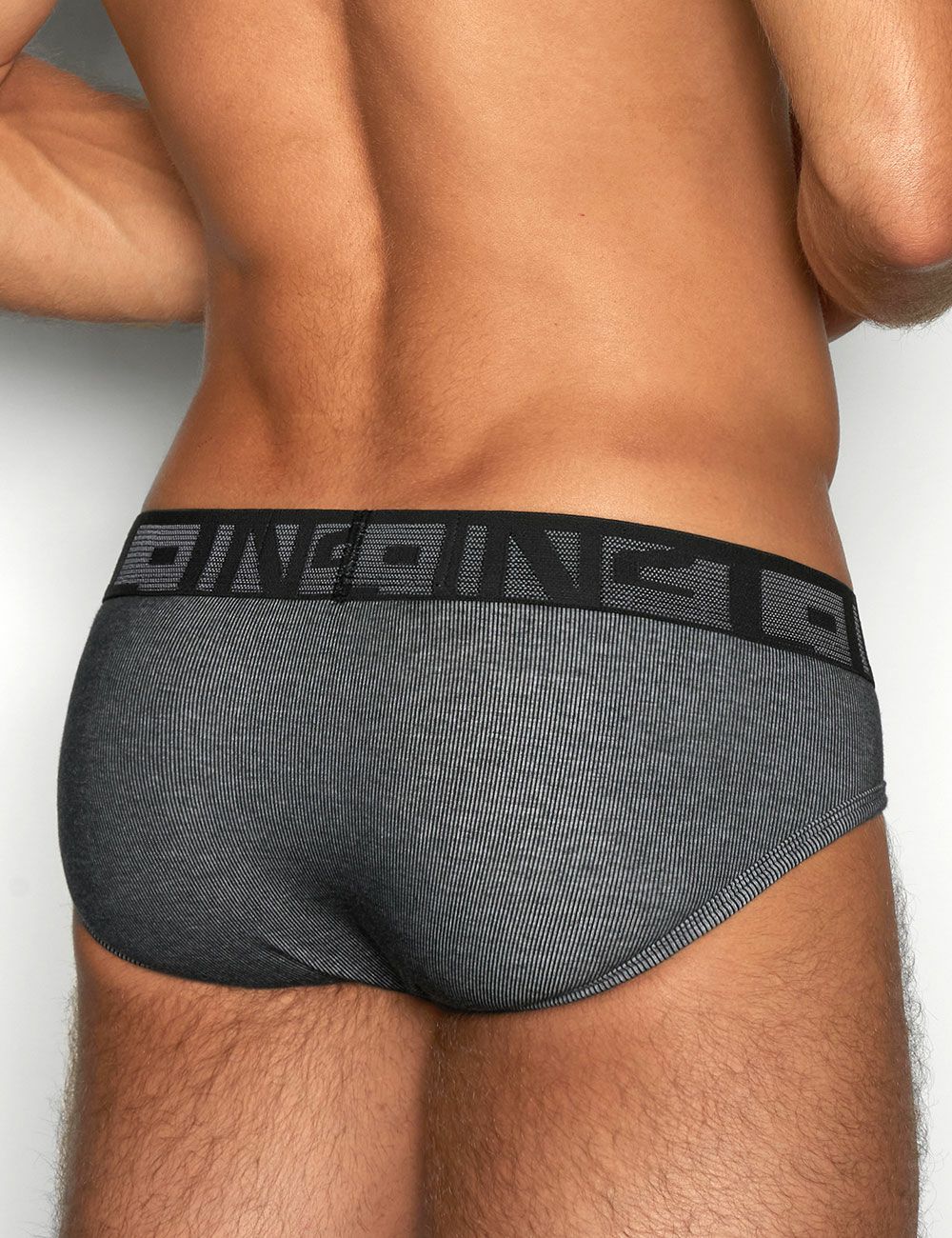 C-IN2 ローライズブリーフ ビキニ UNDERTONE LOW RISE PROFILE BRIEF （ニュースプリントブラック） 【リブコットン】 CIN2 シーインツー メンズ下着 インナー 男性 パンツ アンダーウェア ブランド