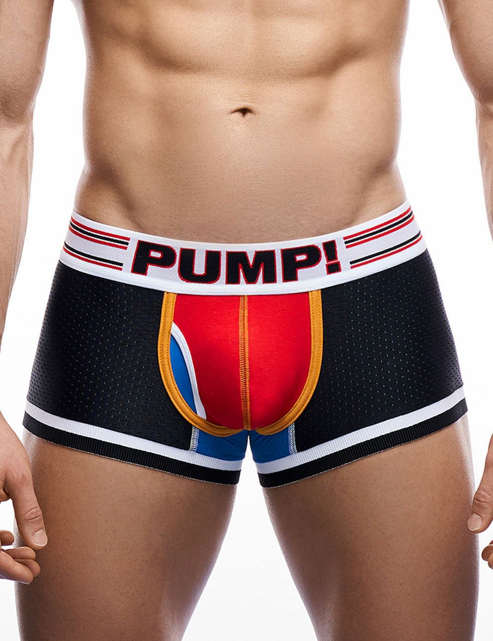 PUMP パンプ ローライズボクサーパンツ メッシュ E-RACER CIRCUIT TOUCHDOWN BOXER PUMP! Underwear メンズ 男性下着