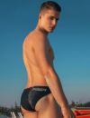 PUMP パンプ メンズ水着 ビキニ WATER CHEEKY （ブラック） ビキニパンツ ブーメラン 競パン 男性水着 スイムウェア