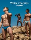 PUMP パンプ メンズ水着 ビキニ WATER CHEEKY （オーキッドウォーター） ビキニパンツ ブーメラン 競パン 男性水着 スイムウェア