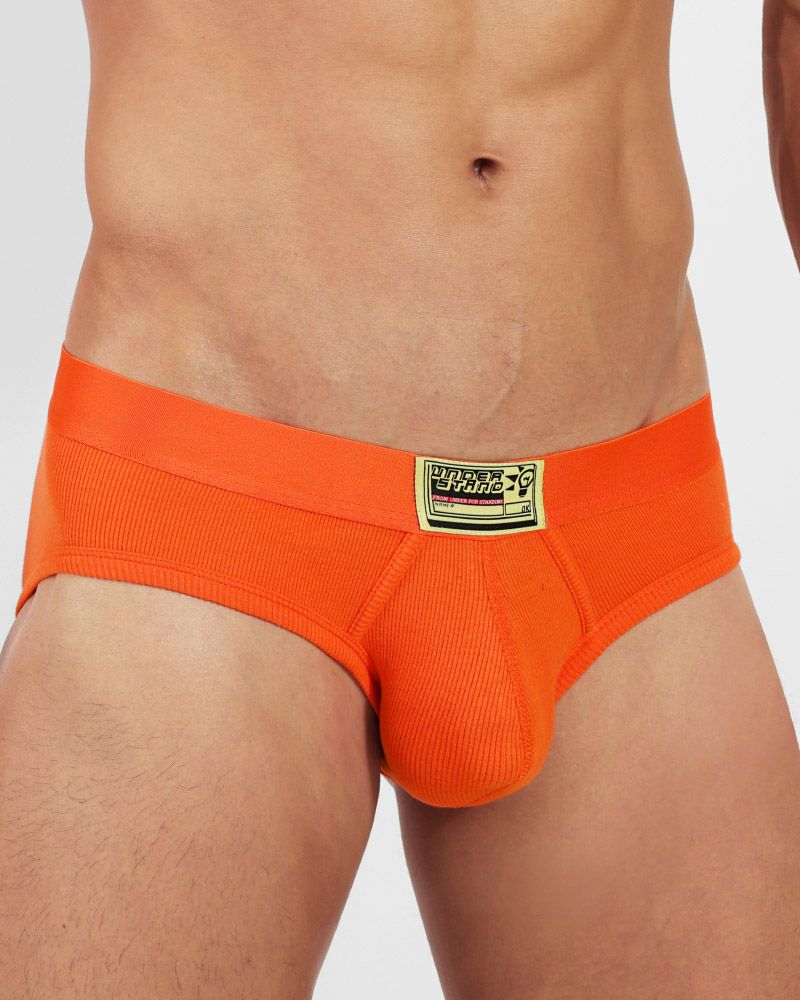 UNDERSTAND アンダースタンド OK-PATCH ローライズブリーフ （オレンジピーク：Orange Peak） メンズ 男性下着 パンツ