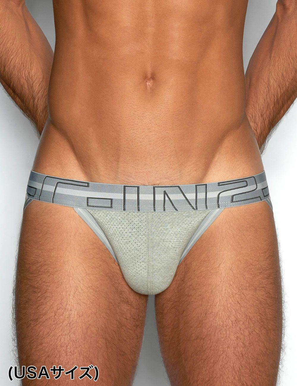 C-IN2 ダッシュブリーフ ZEN DASH BRIEF （グラントグレー/USAサイズ） スポブリ CIN2 シーインツー メンズ下着 インナー 男性 パンツ アンダーウェア ブランド