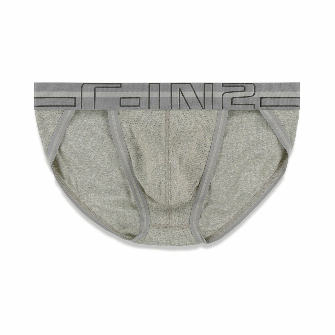C-IN2 ダッシュブリーフ ZEN DASH BRIEF （グラントグレー/USAサイズ） スポブリ CIN2 シーインツー メンズ下着 インナー 男性 パンツ アンダーウェア ブランド