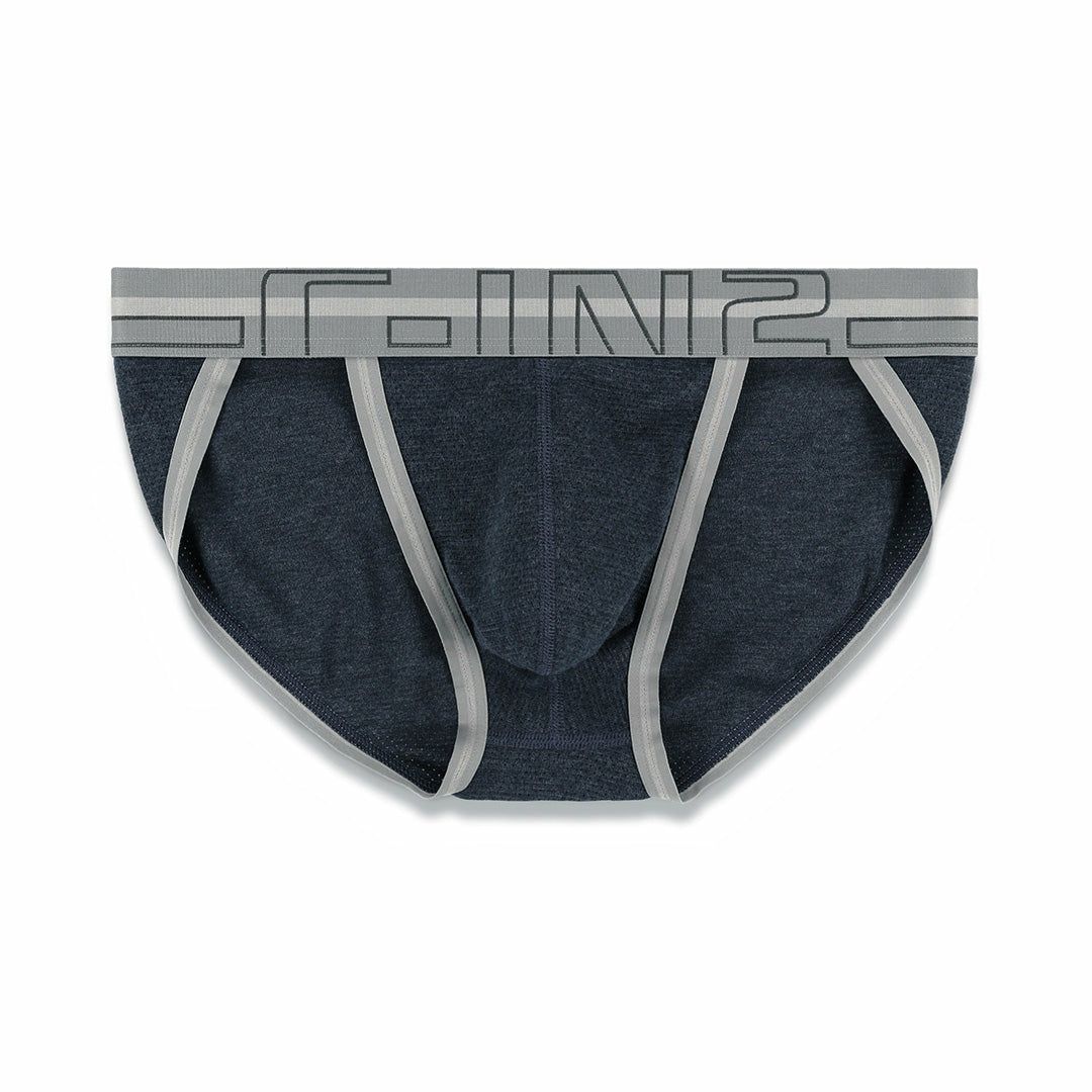 C-IN2 ダッシュブリーフ ZEN DASH BRIEF （ニールネイビー/USAサイズ） スポブリ CIN2 シーインツー メンズ下着 インナー 男性 パンツ アンダーウェア ブランド