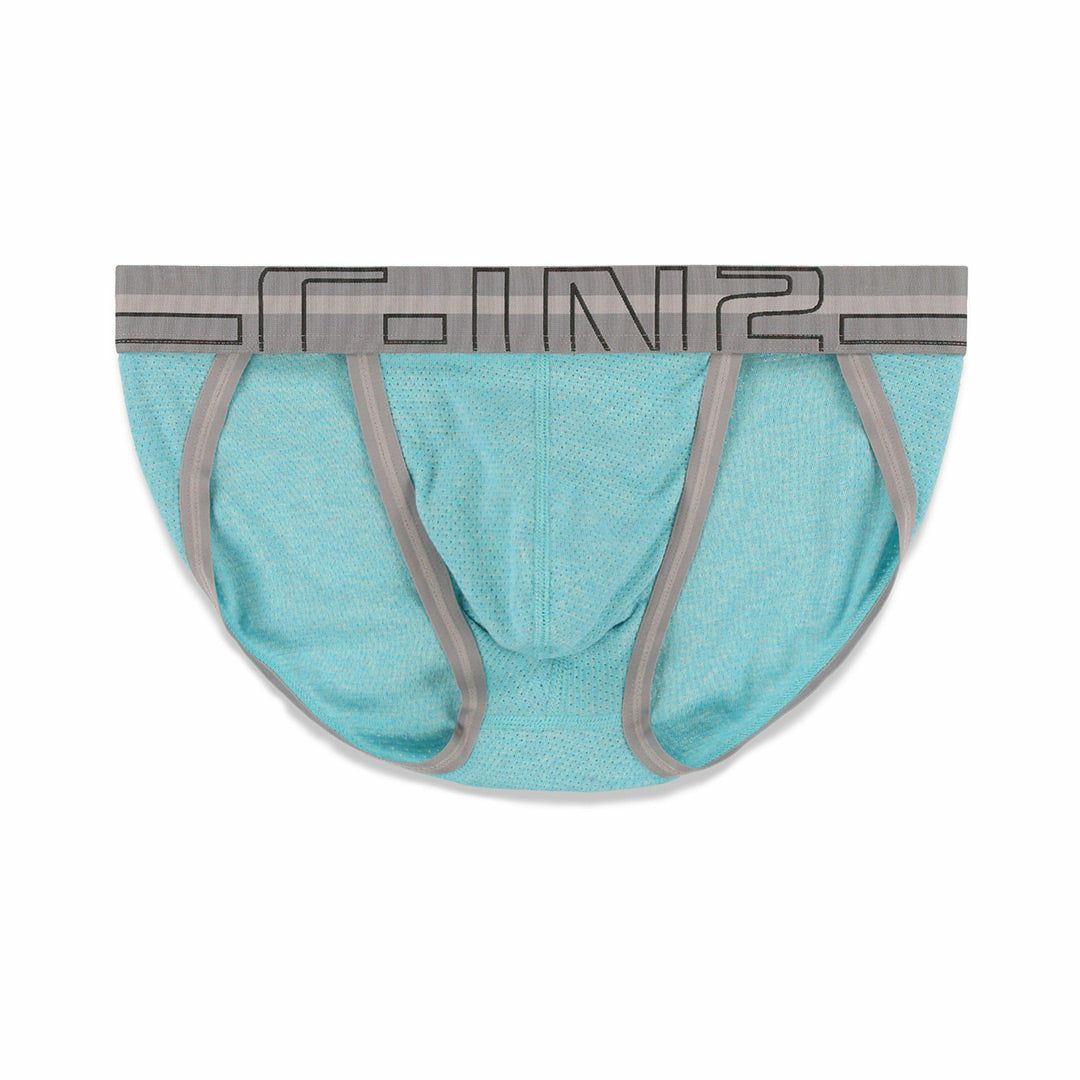 C-IN2 ダッシュブリーフ ZEN DASH BRIEF （ベイリーブルー/USAサイズ） スポブリ CIN2 シーインツー メンズ下着 インナー 男性 パンツ アンダーウェア ブランド