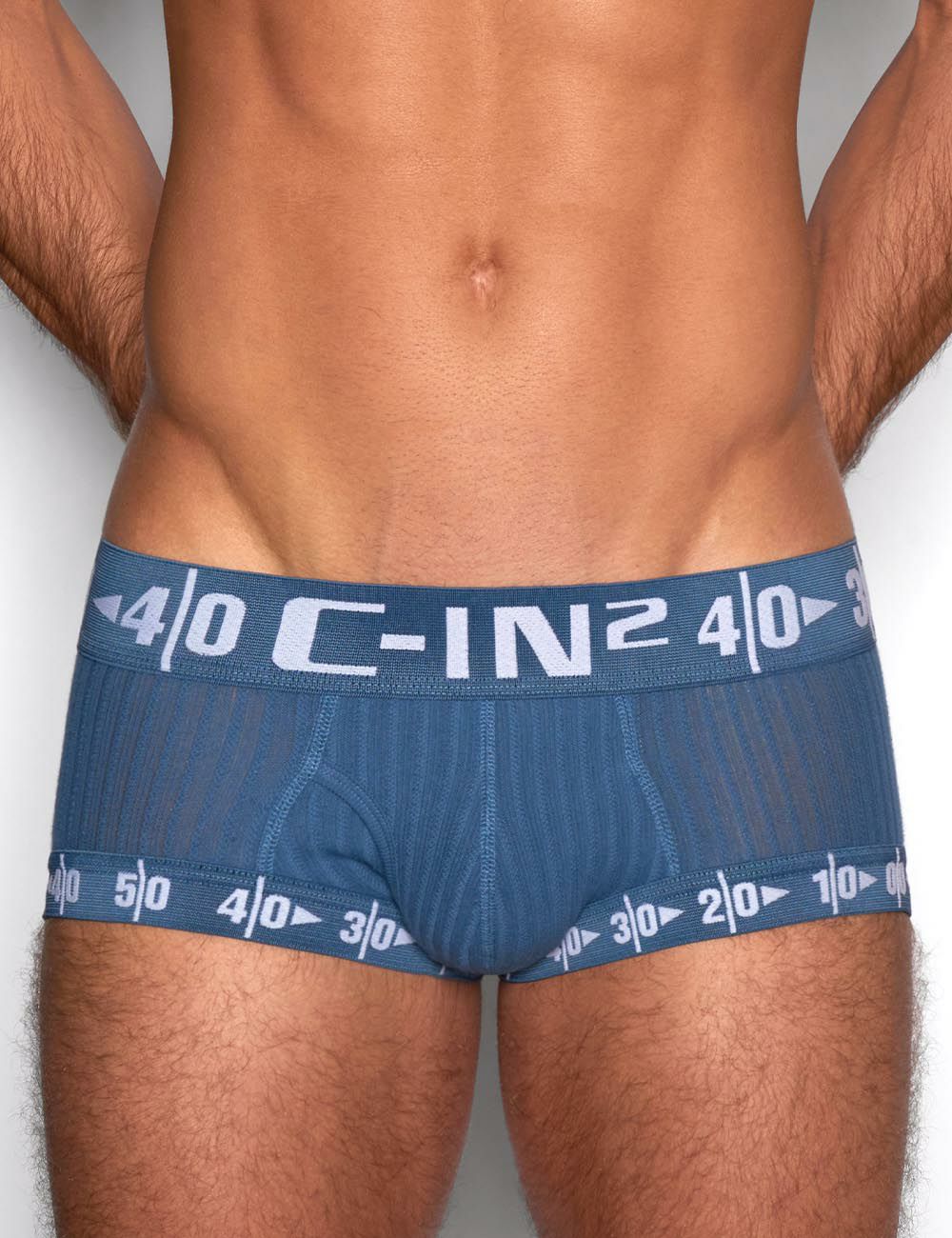 C-IN2 ローライズボクサーパンツ HARD FLY FRONT TRUNK （バランブルー） CIN2 シーインツー メンズ下着 インナー 男性 パンツ アンダーウェア ブランド