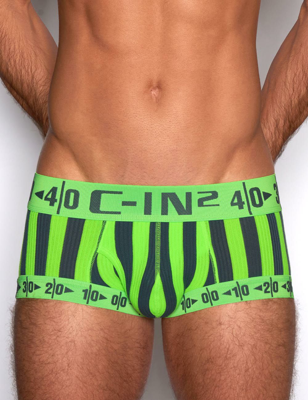 C-IN2 ローライズボクサーパンツ HARD FLY FRONT TRUNK （ガースグリーン） CIN2 シーインツー メンズ下着 インナー 男性 パンツ アンダーウェア ブランド