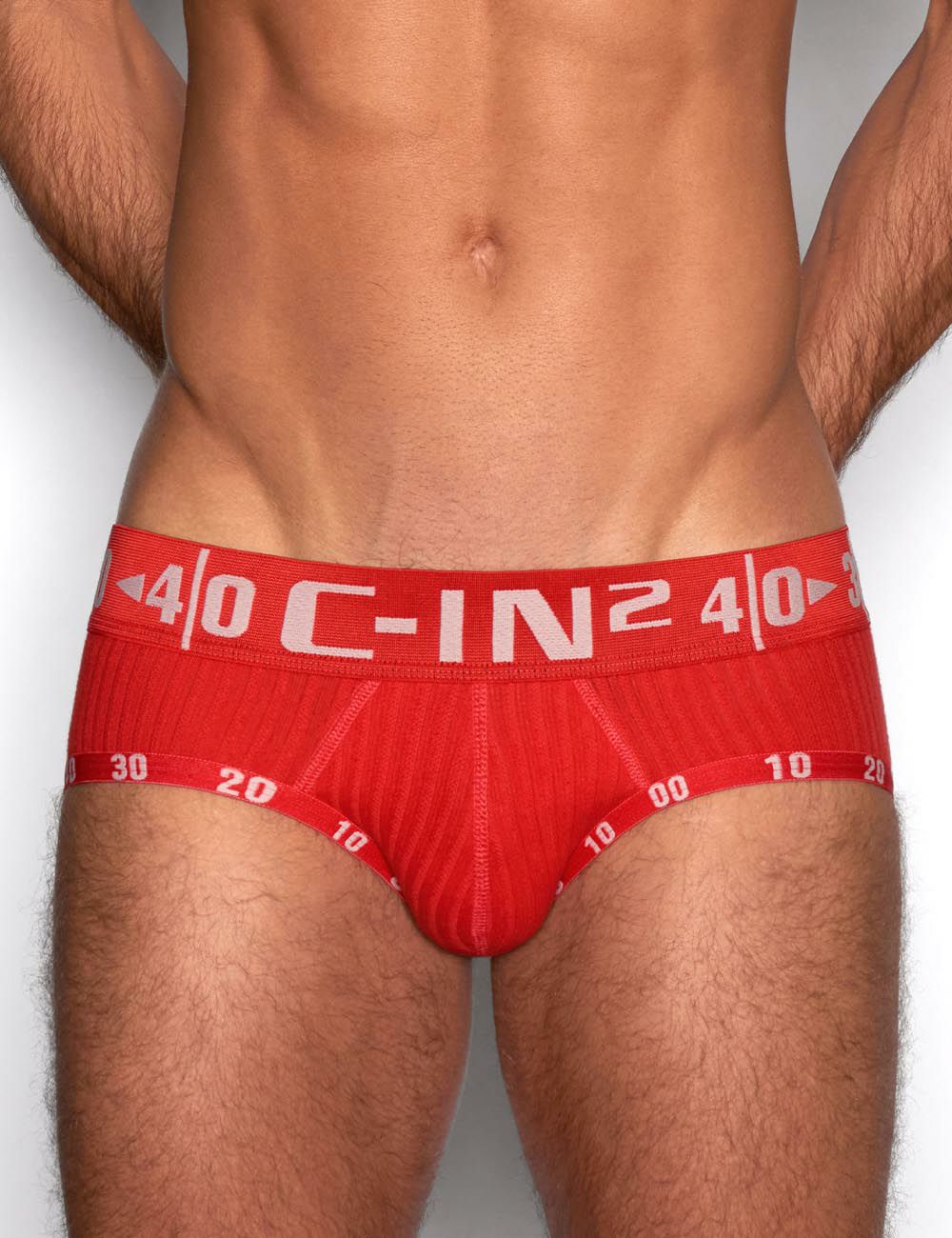 C-IN2 ローライズブリーフ HARD LOW RISE BRIEF （ラディックスレッド） ビキニブリーフ CIN2 シーインツー メンズ下着 インナー 男性 パンツ アンダーウェア ブランド