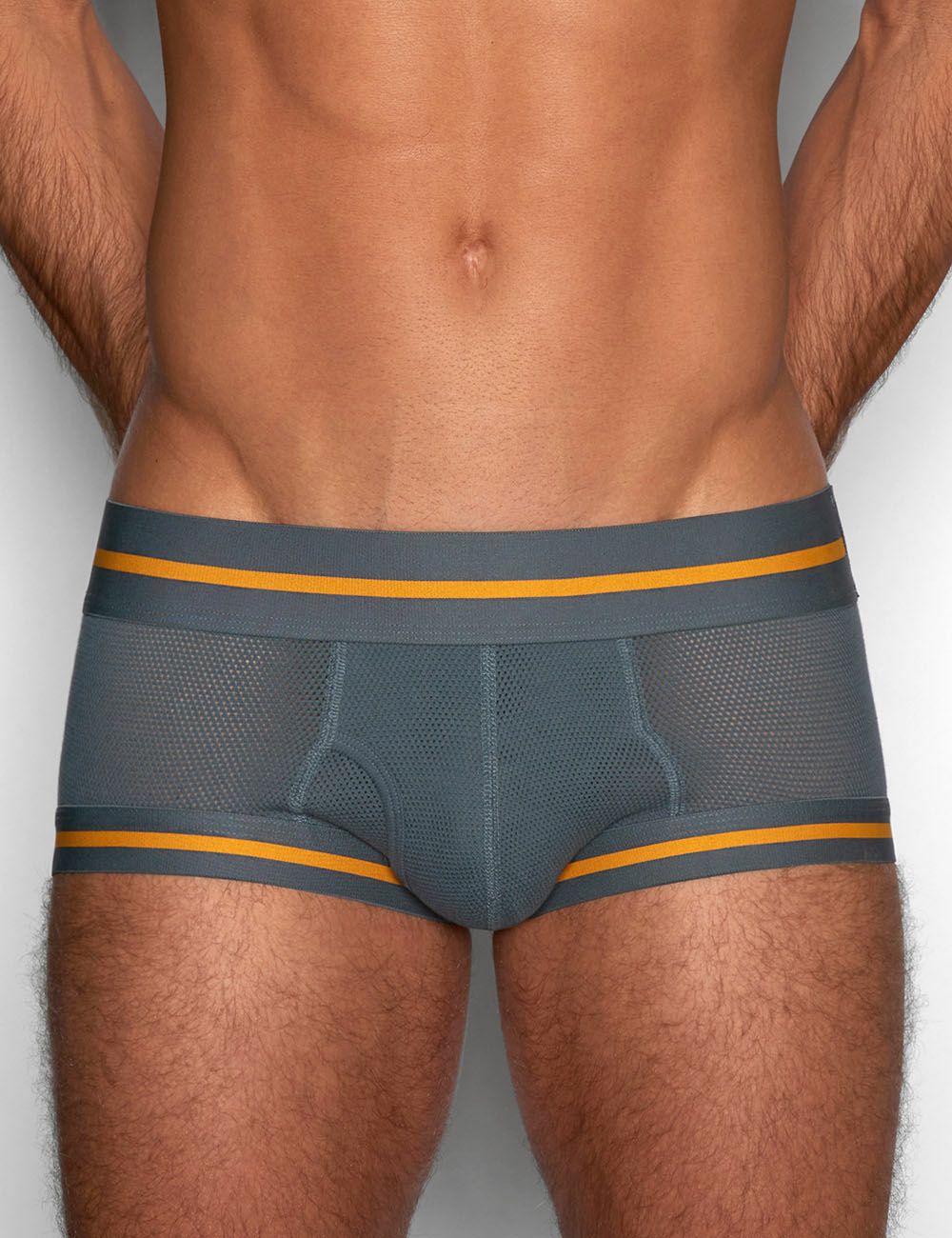 C-IN2 ローライズ ボクサーパンツ SCRIMMAGE Fly Front Trunk （チャニングチャコール） CIN2 シーインツー メンズ下着 インナー 男性 パンツ アンダーウェア ブランド