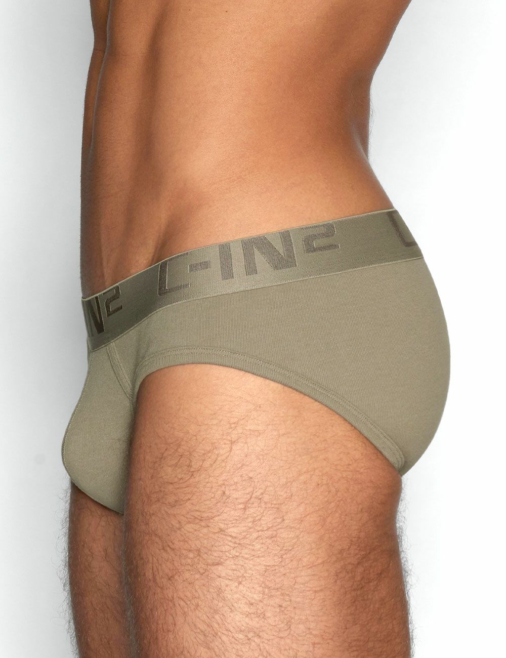 C-IN2 ローライズブリーフ ビキニ CORE IN COLOR LOW NO SHOW PROFILE BRIEF （カッシュカーキ） CIN2 シーインツー メンズ下着 インナー 男性 パンツ アンダーウェア ブランド