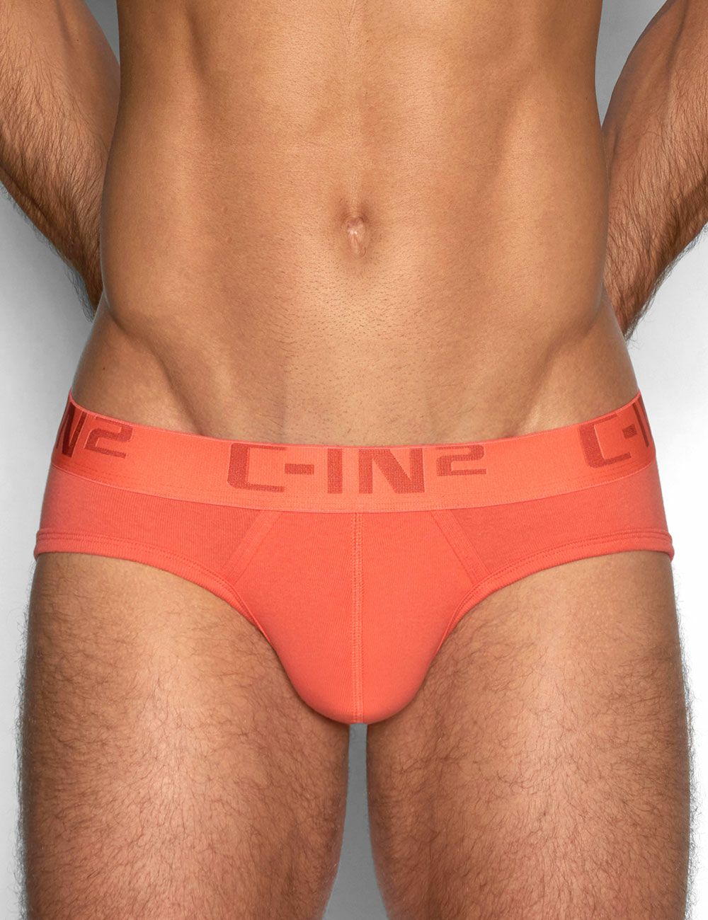 C-IN2 ローライズブリーフ ビキニ CORE IN COLOR LOW NO SHOW PROFILE BRIEF （ラジレッド） CIN2 シーインツー メンズ下着 インナー 男性 パンツ アンダーウェア ブランド
