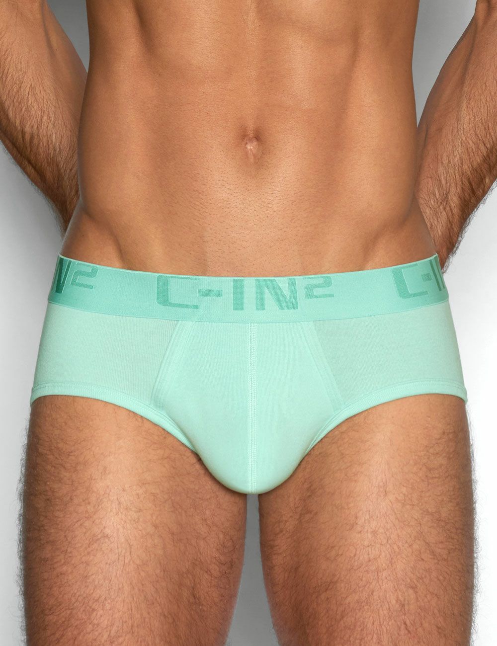 メンズ下着通販 C-IN2 スタンダードブリーフ 深丈ブリーフ CORE IN COLOR MID RISE BRIEF （ゲイルグリーン） CIN2  シーインツー メンズ下着 インナー 男性 パンツ アンダーウェア ブランド | 男性パンツ・インナー専門店イージーモンキー公式