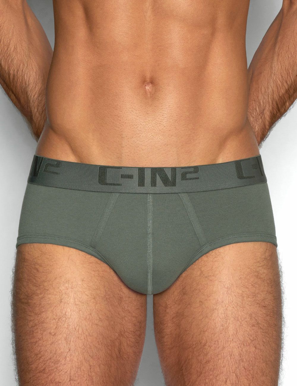 C-IN2 スタンダードブリーフ 深丈ブリーフ CORE IN COLOR MID RISE BRIEF （ギュンターグレー） CIN2 シーインツー メンズ下着 インナー 男性 パンツ アンダーウェア ブランド