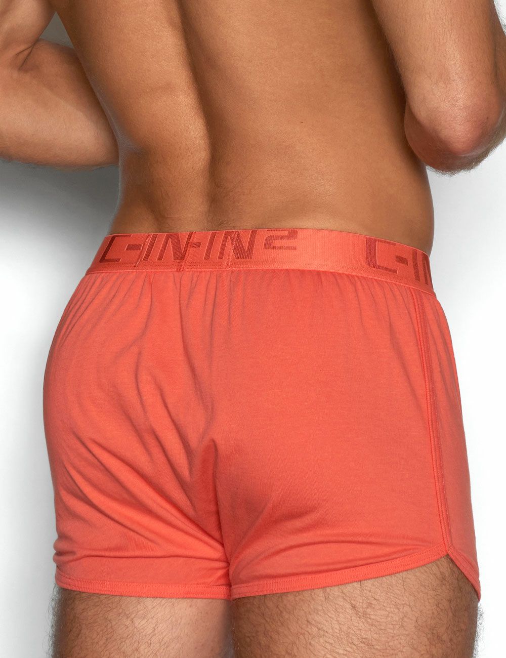 C-IN2 ニットトランクス CORE IN COLOR RUNNER BOXER （ラジレッド） CIN2 シーインツー メンズ下着 インナー 男性 パンツ アンダーウェア ブランド