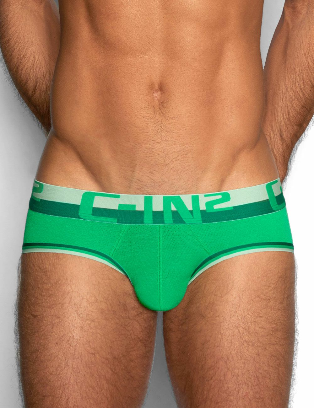 C-IN2 ローライズブリーフ ビキニ MESH Low Rise Brief （ガリレオグリーン） CIN2 シーインツー メンズ下着 インナー 男性 パンツ アンダーウェア ブランド