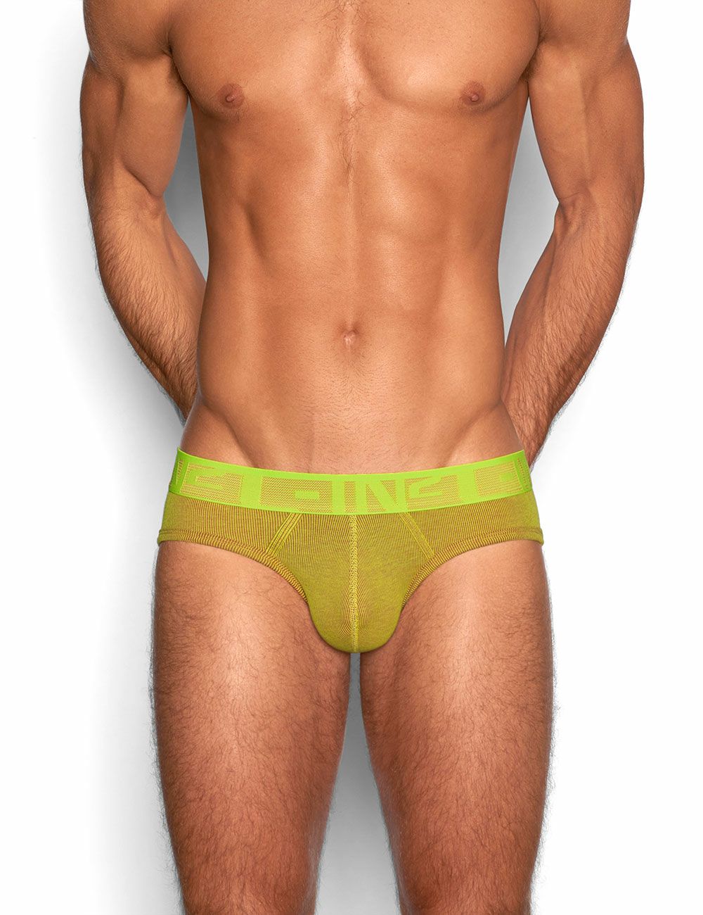 C-IN2 ローライズブリーフ ビキニ UNDERTONE LOW RISE PROFILE BRIEF （エールイエロー） 【リブコットン】 CIN2 シーインツー メンズ下着 インナー 男性 パンツ アンダーウェア ブランド