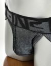 C-IN2 ジョックストラップ UNDERTONE JOCK （ニュースプリントブラック） 【リブコットン】 ケツ割れ ケツワレ サポーター CIN2 シーインツー メンズ下着 インナー 男性 パンツ アンダーウェア ブランド