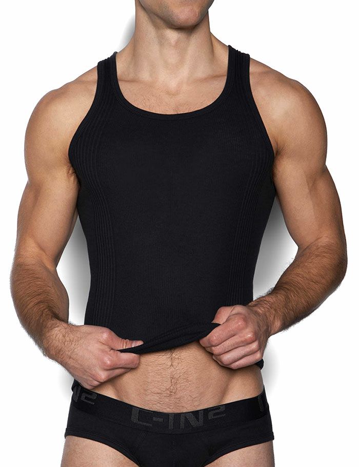 C-IN2 タンクトップ LAYERS ENGINE TANK （ブラック） CIN2 シーインツー メンズ下着 インナー 男性 アンダーウェア ブランド