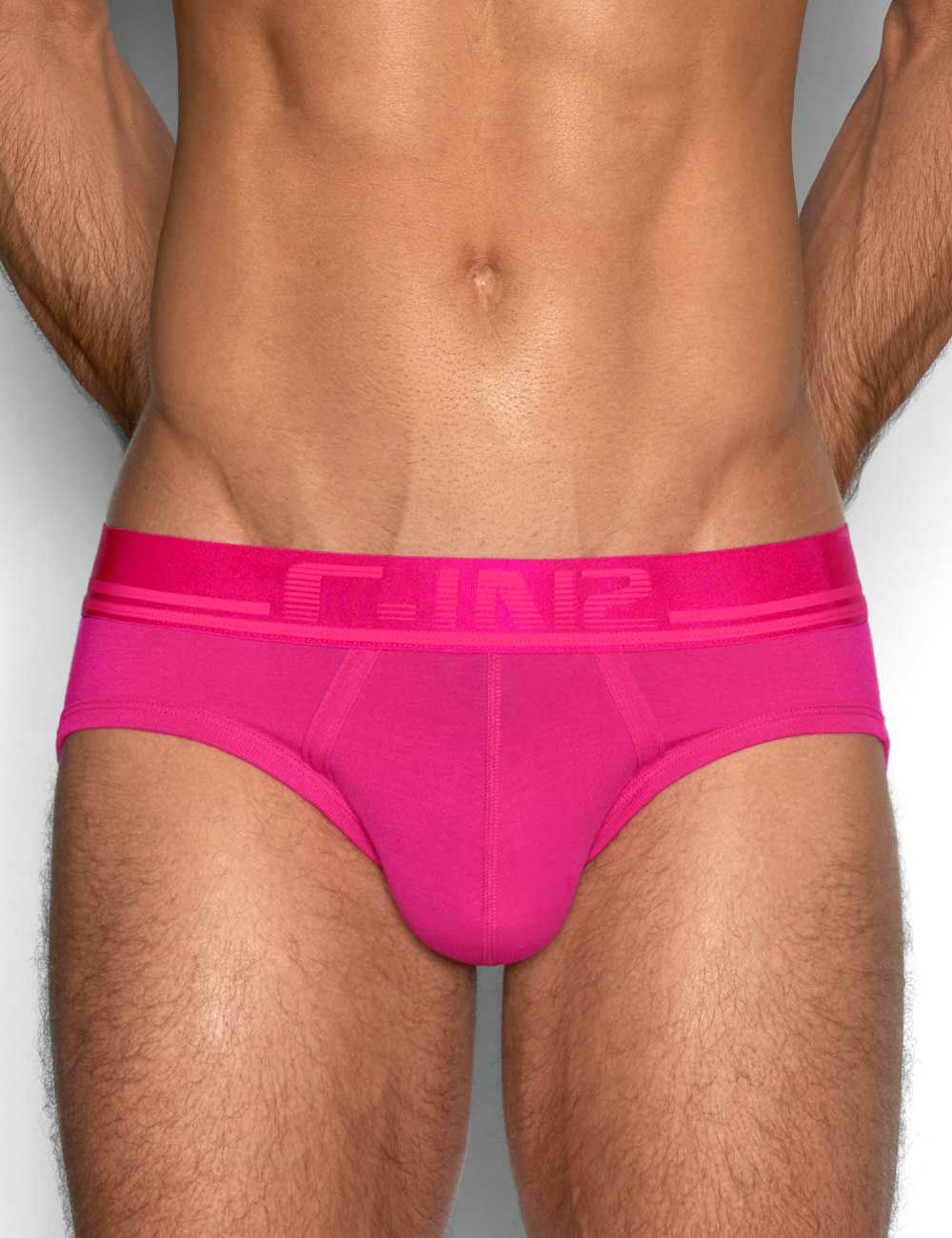 C-IN2 ローライズブリーフ ビキニ SUPER BRIGHT LOW RISE BRIEF （パットピンク） CIN2 シーインツー メンズ下着 インナー 男性 パンツ アンダーウェア ブランド