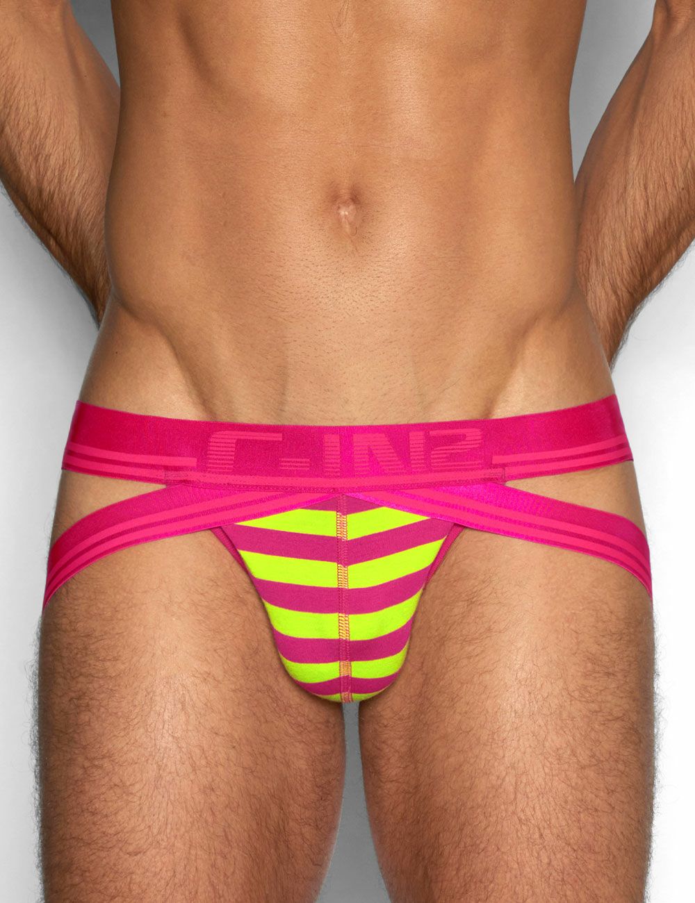 C-IN2 ジョックストラップ SUPER BRIGHT JOCK STRAP （ペリーピンク） ケツ割れ ケツワレ サポーター CIN2 シーインツー メンズ下着 インナー 男性 パンツ アンダーウェア ブランド