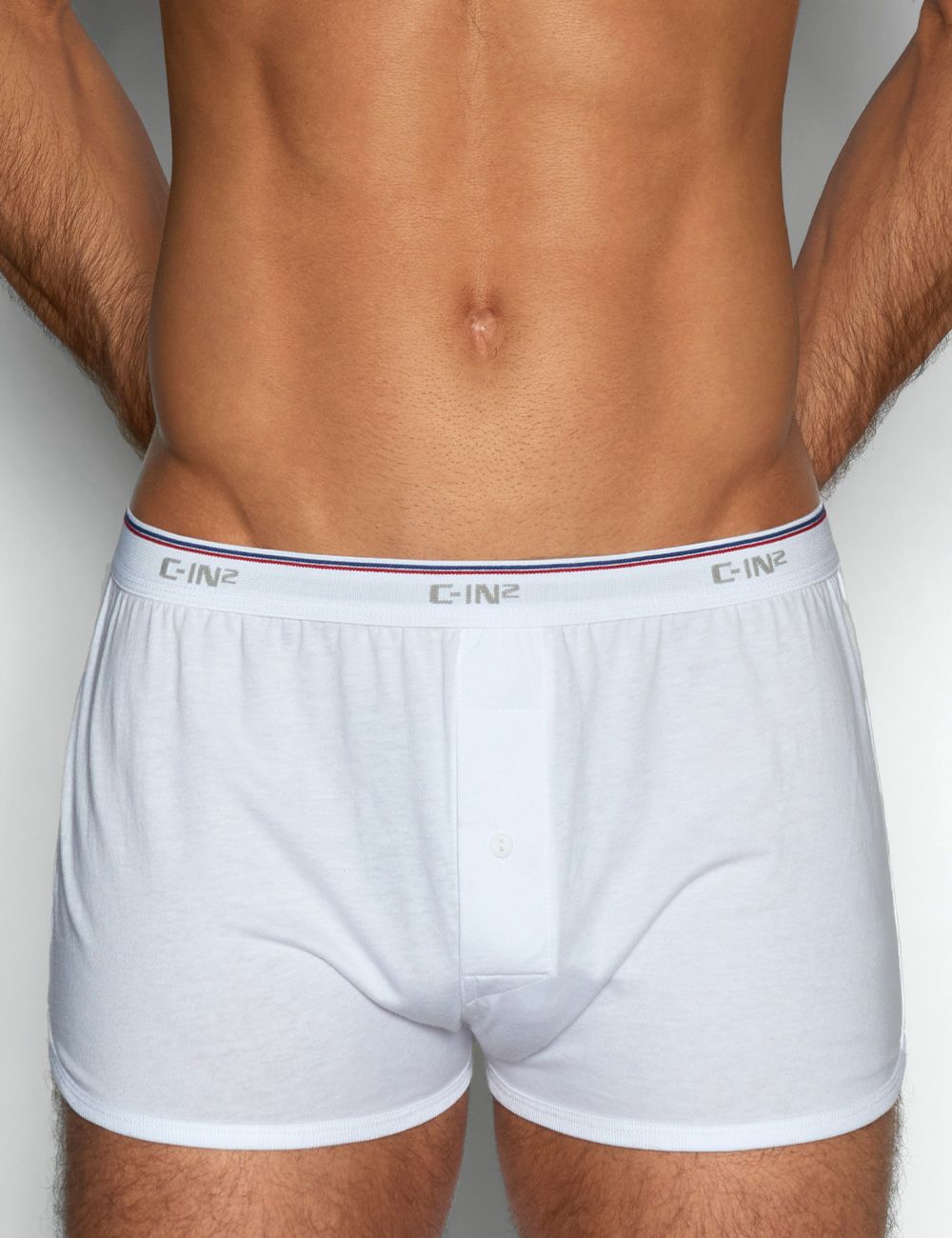 C-IN2 ニットトランクス THROWBACK RUNNER BOXER （ホワイト） CIN2 シーインツー メンズ下着 インナー 男性 パンツ アンダーウェア ブランド