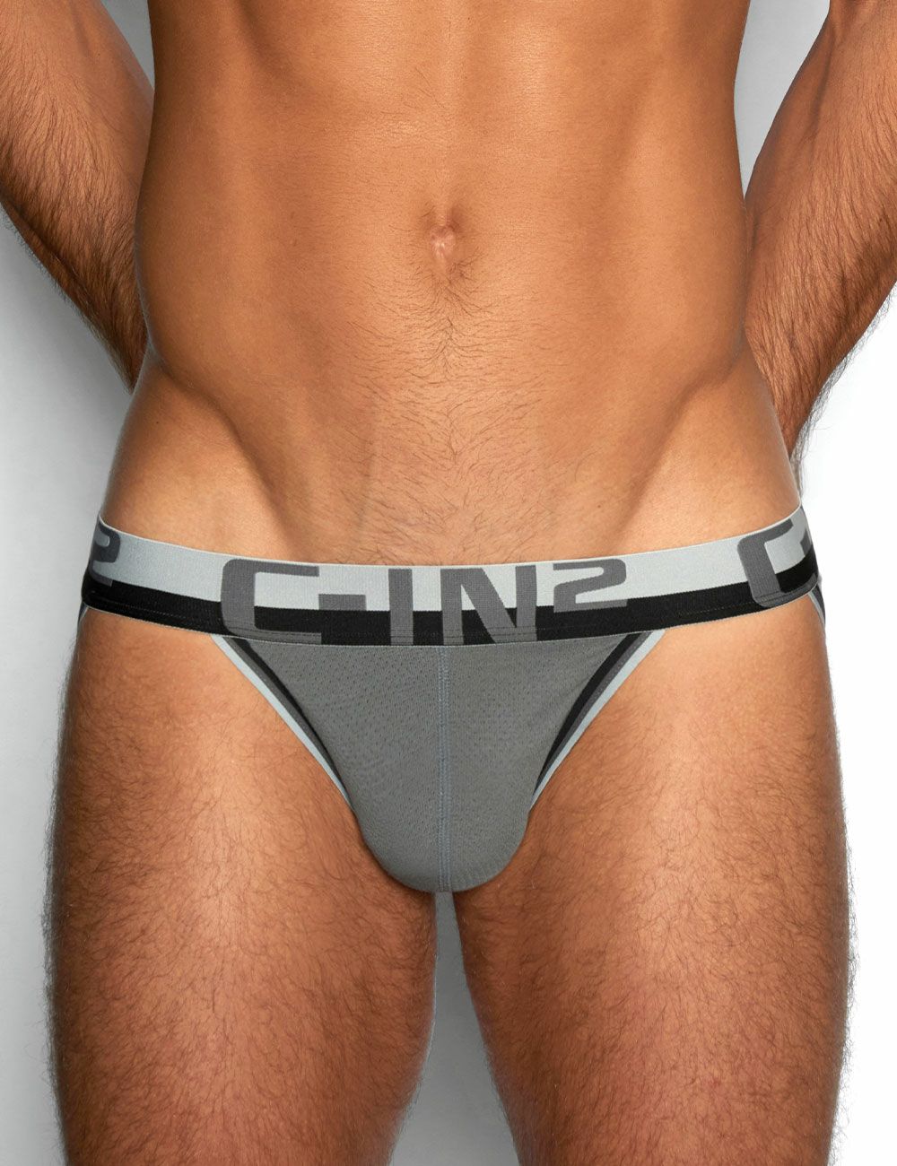 C-IN2 ダッシュブリーフ MESH DASH BRIEF （ガーナーグレー） CIN2 シーインツー メンズ下着 インナー 男性 パンツ アンダーウェア ブランド