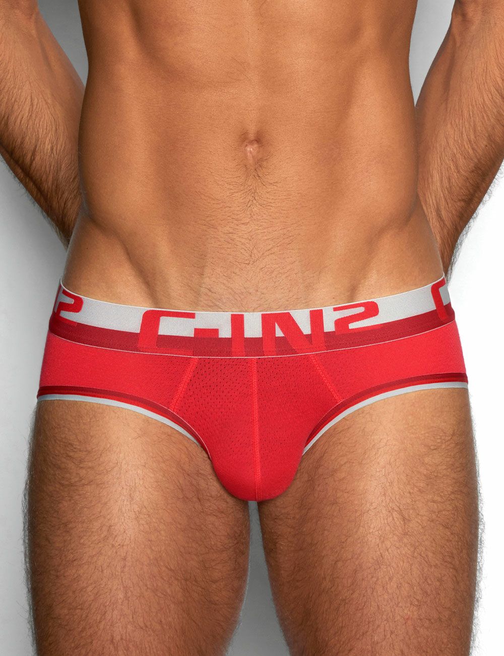 C-IN2 ローライズブリーフ ビキニ MESH Low Rise Brief （ランドールレッド） CIN2 シーインツー メンズ下着 インナー 男性 パンツ アンダーウェア ブランド