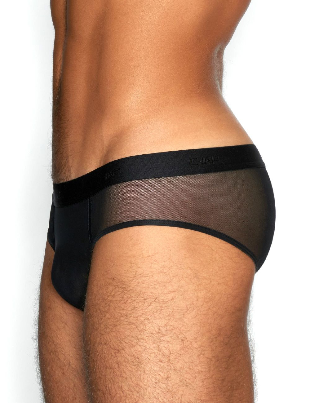 C-IN2 ローライズブリーフ ビキニ SHEER Low Rise Brief （ブラック） シースルー メッシュ CIN2 シーインツー メンズ下着 インナー 男性 パンツ アンダーウェア ブランド