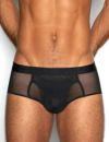 C-IN2 前開き ブリーフ ビキニ SHEER Fly Front Brief （ブラック） シースルー メッシュ CIN2 シーインツー メンズ下着 インナー 男性 パンツ アンダーウェア ブランド