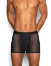 C-IN2 前開き ボクサーパンツ SHEER BOXER BRIEF （ブラック） シースルー メッシュ CIN2 シーインツー メンズ下着 インナー 男性 パンツ アンダーウェア ブランド