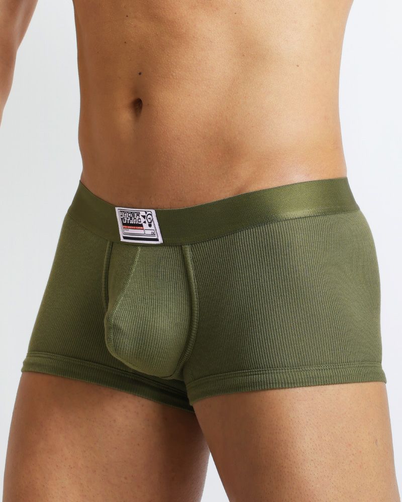 UNDERSTAND アンダースタンド OK-PATCH ローライズボクサーパンツ （ジョググリーン：Joggreen） メンズ 男性下着 パンツ
